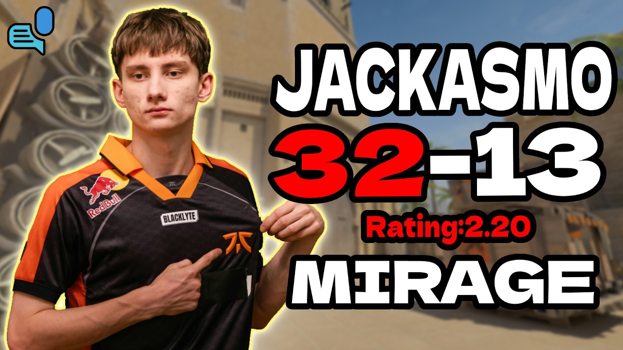 jackasmo (32-13) | mirage FACEIT EU Ranked | Rating 2.20 | Mar 20, 2026