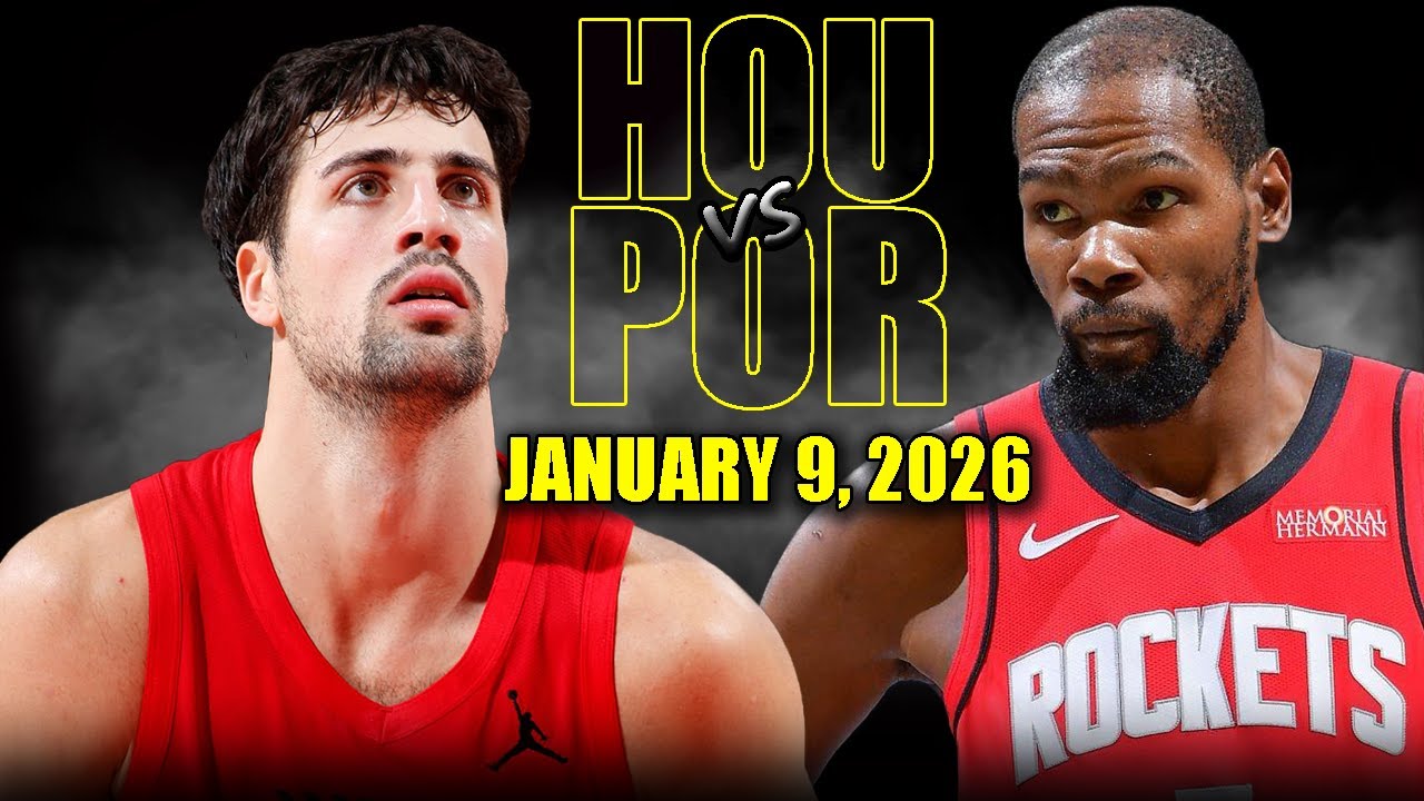 Houston Rockets vs Portland Trail Blazers Full Game Highlights &ndash; January 9, 2026 | NBA Season