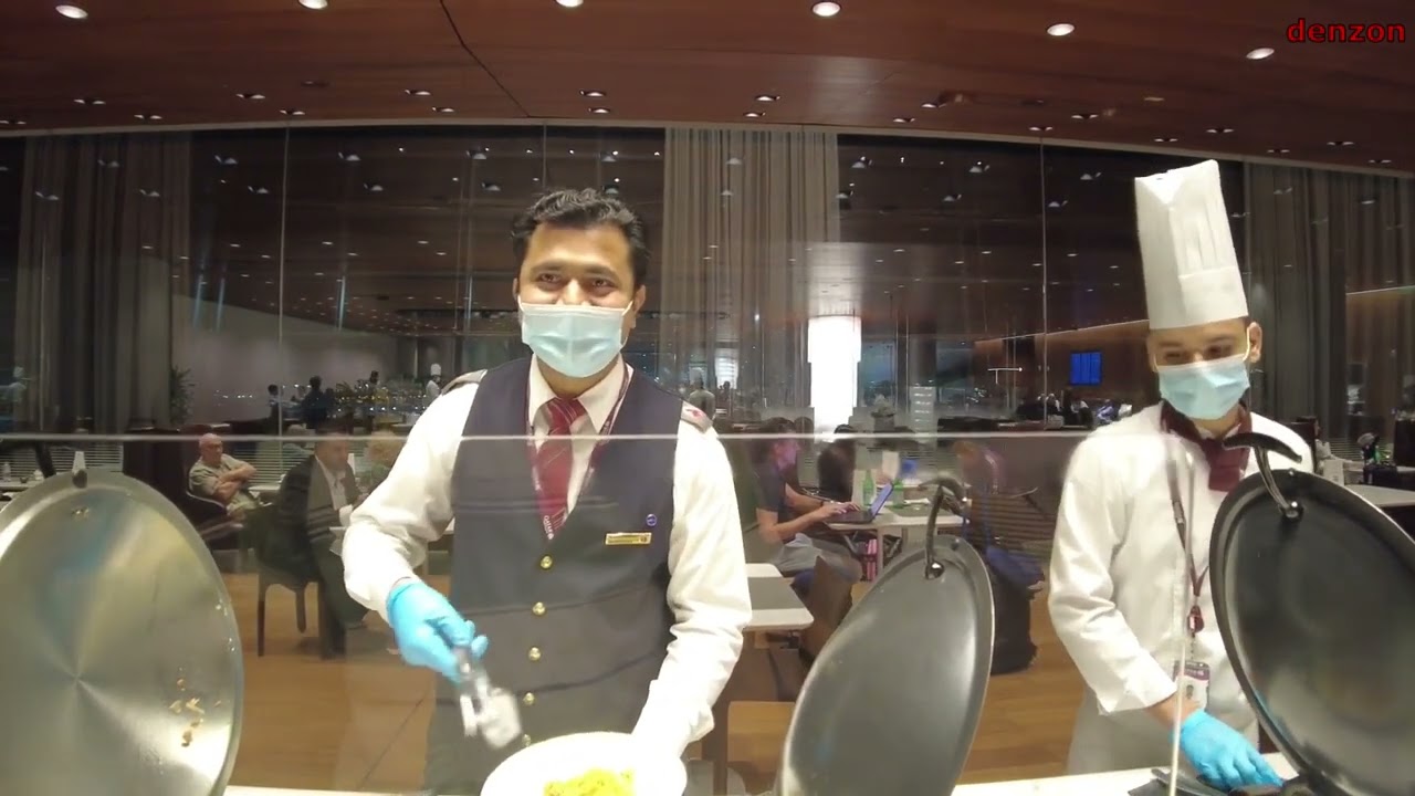 Doha, Qatar: Hamad International Airport Al Mourjan Business Class Lounge #travel #qatar #hia