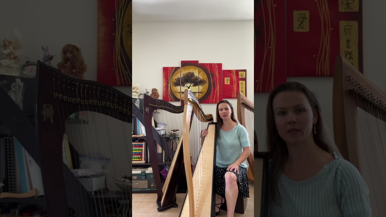 Comparing Lever harps: Dusty Strings Ravenna 34 and Merlin 35