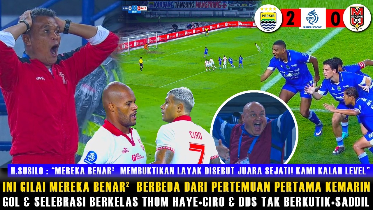 🔵'INI SANGAT MUSTAHIL' MALUT TERB4NTAI DI GBLA🔥GOL & SELEBRASI BERKELAS T.HAYE😱CIRO TAK BERKUTIK