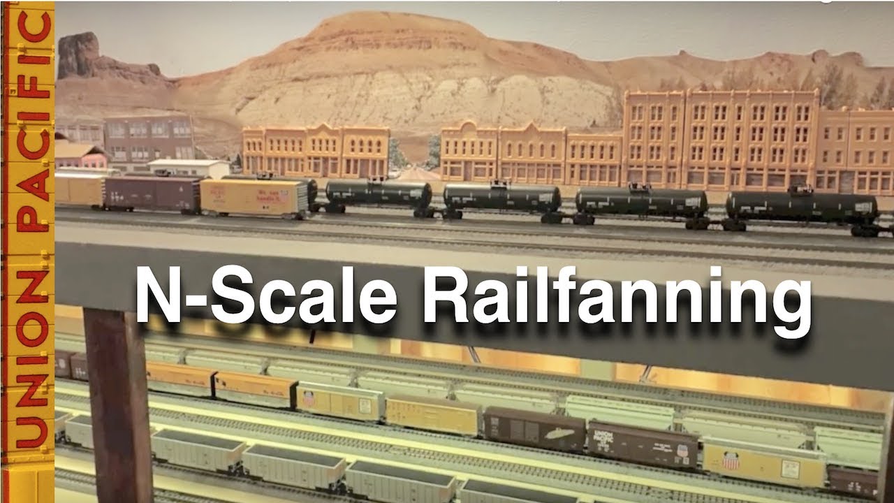 Railfanning On My N-Scale Layout