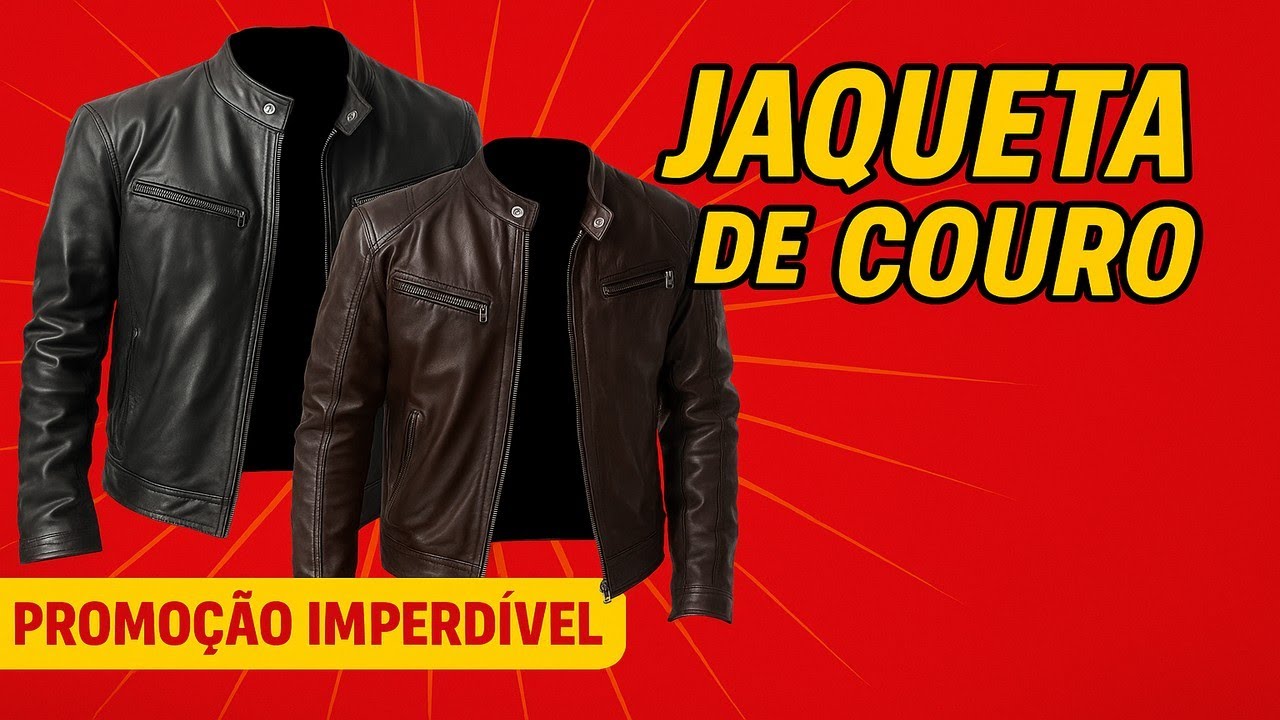 Jaqueta de Couro Masculina PHB Ecommerce: Estilo e Qualidade em Promoção! Review Completo