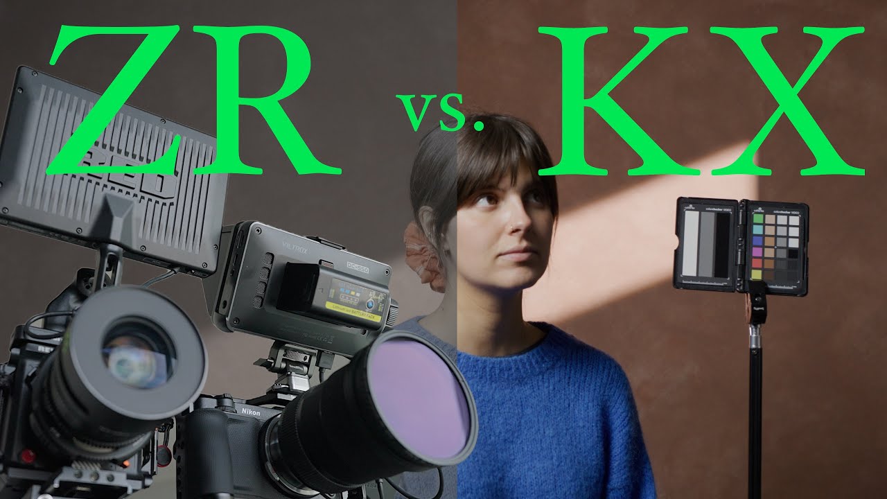 Сравнение кадров Nikon ZR и RED Komodo X R3D RAW (скинтоны)