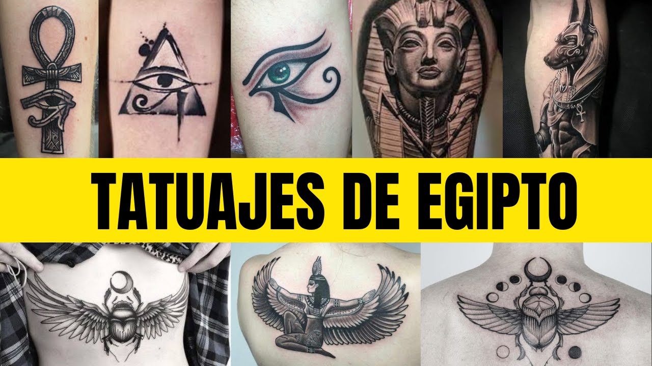 Descubre el poderoso significado de los TATUAJES EGIPCIOS /Diseños e ideas / Golden Tattoo