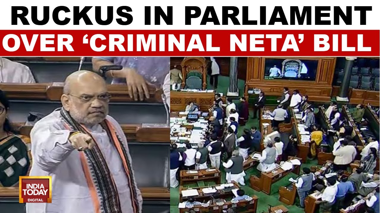 Ruckus Erupts In Parliament Over 'Anti-Constitution' Bills On J&K, Union Territories | India Today