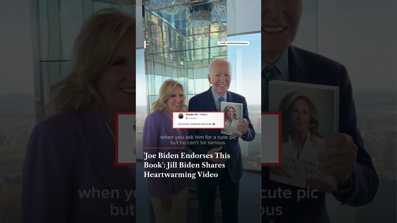 'Joe Biden Endorses This Book': Jill Biden Shares Heartwarming Video | N18G