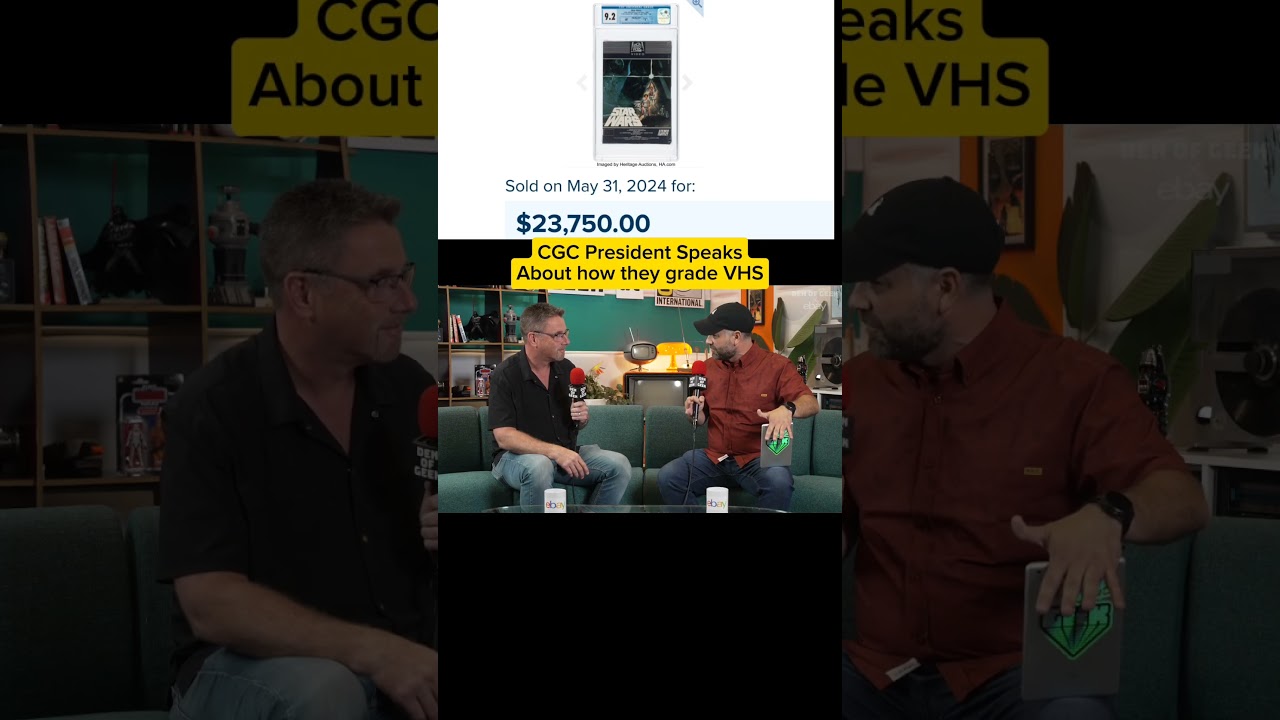 CGC graded VHS movies #cgc #vhs #movie #sealed