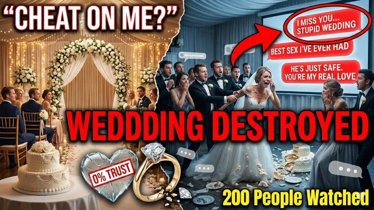 r/Prorevenge Cheat On Me? I'll Destroy Your Wedding! (Giant Projector Reveal)