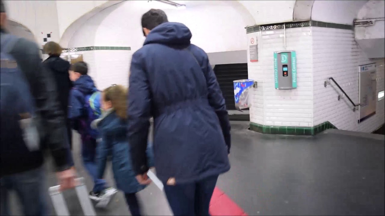 correspondance Montparnasse-Bienvenüe ligne 12 vers ligne 6 - Métro de Paris