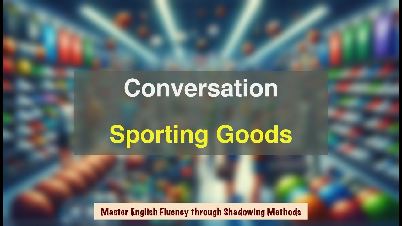 Choosing the Perfect Bike at the Sporting Goods Store | English Conversation Shadowing Practice