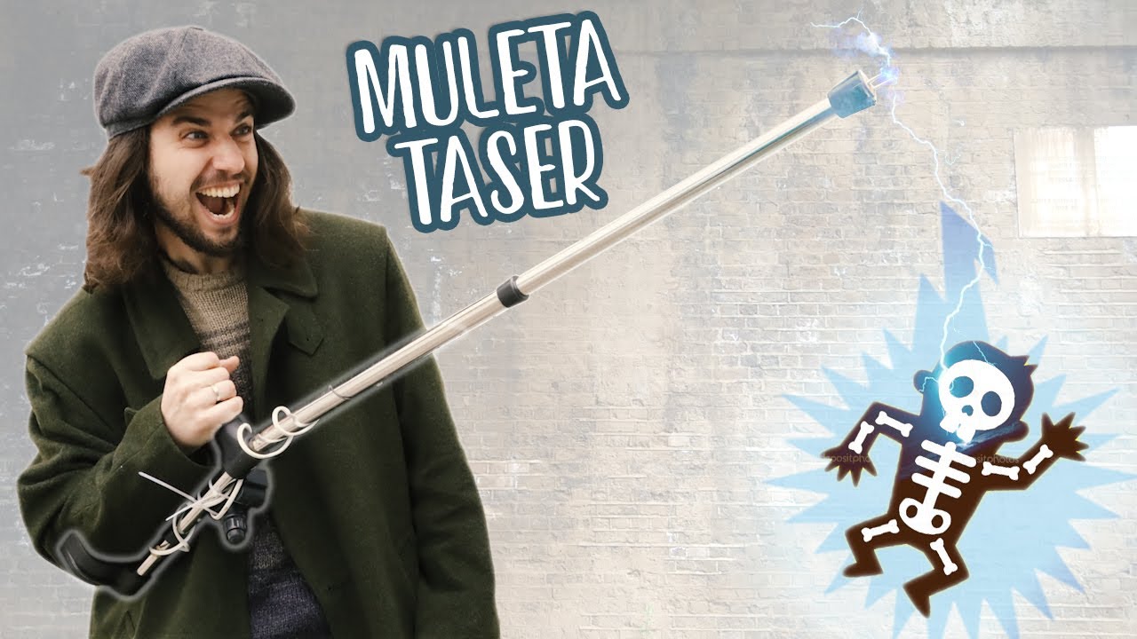 Muleta ELECTRIFICADA para defenderte regular de maleantes