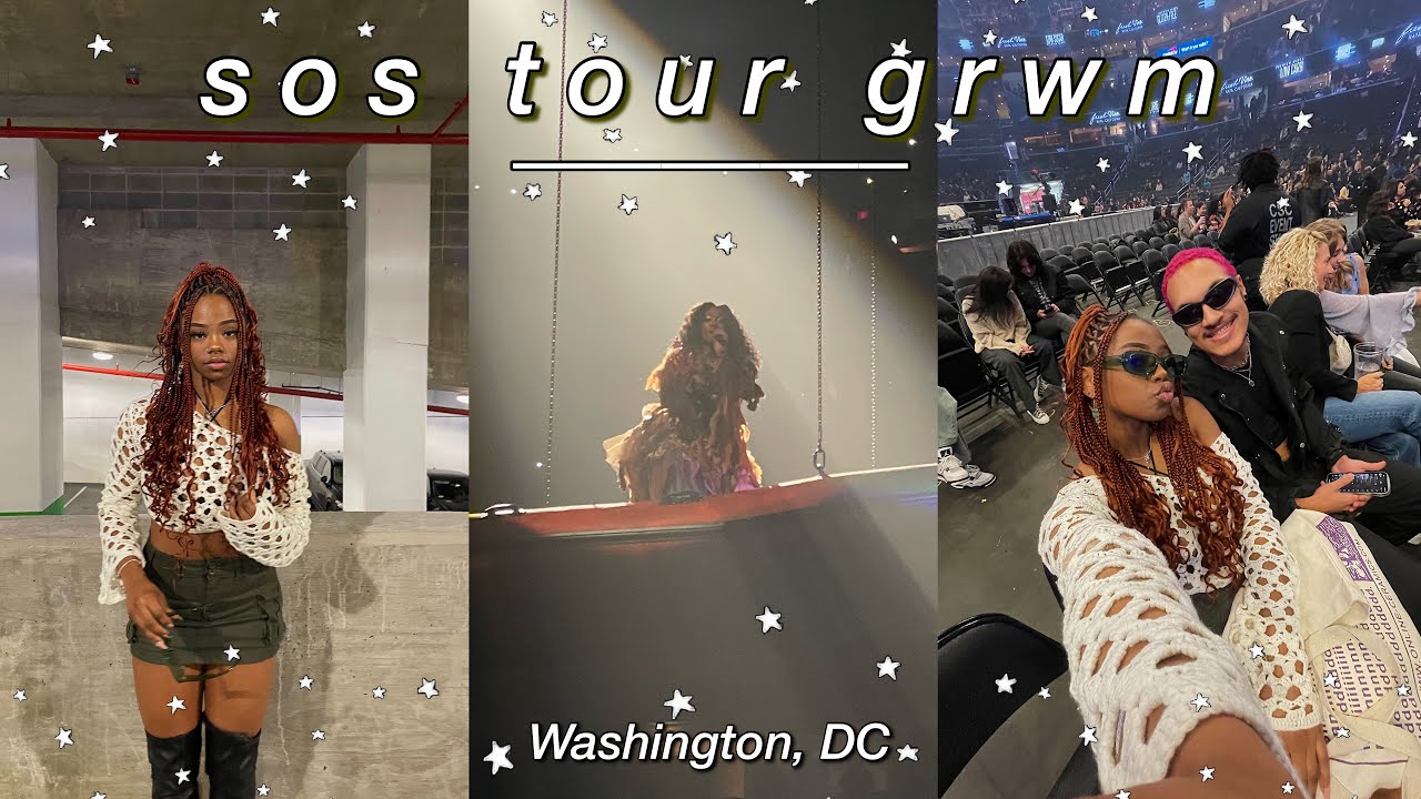 grwm for the sza concert in DC!!! | SOS Tour