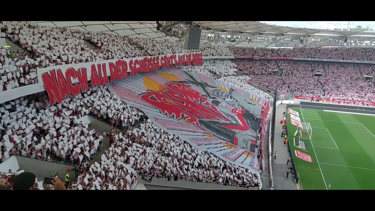 NACH ALL DER SCH****, GEHT'S AUF DIE REISE - Choreo - VfB Stuttgart - Borussia Mönchengladbach