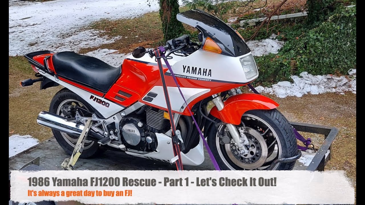 Реставрация Yamaha FJ1200 — Часть 1 — Реставрация классического мотоцикла!