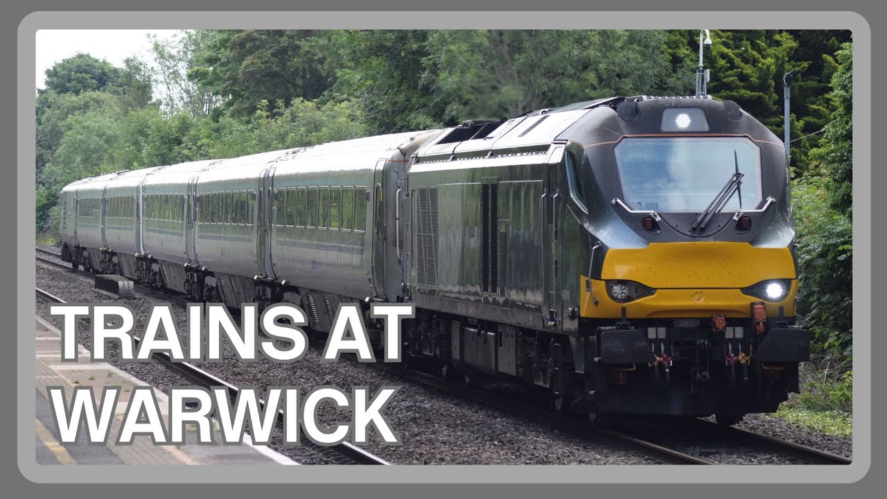 TRAINS at WARWICK (CML/Chiltern Main Line) - 25/06/2024