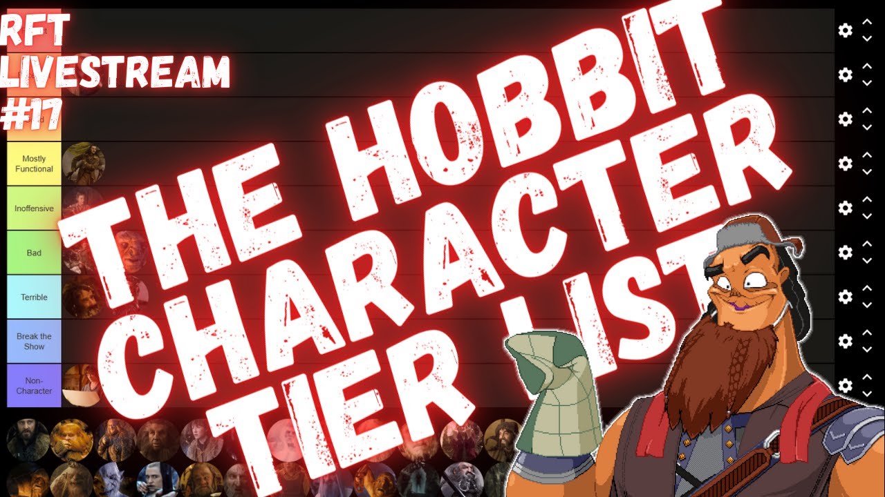 RFT LIVESTREAM #17 - The Hobbit Character Tier List