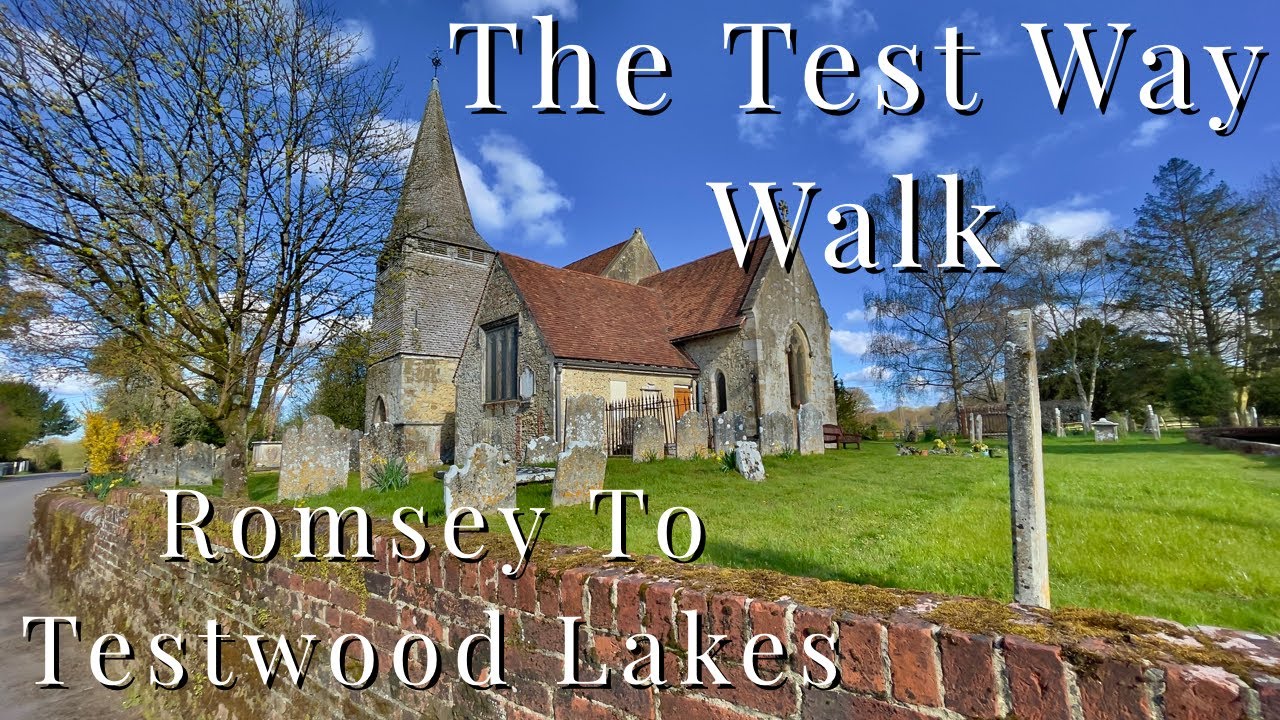 The Test Way Walk - Romsey To Testwood Lakes (Dolby Vision HDR)