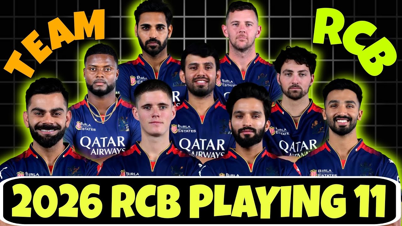 RCB TEAM STRONGEST PLAYING 11 FOR TATA IPL 2026|RCB PLAYING 11🔥2026 IPL UPDATE|CRICKAPY INFO|