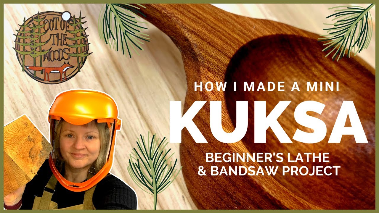 Woodturning | Kuksa Cup on the lathe