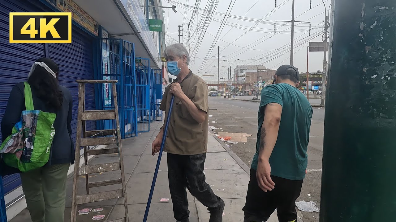 【4K】🚶 Un Recorrido en 4K por Av. Naranjal y Huandoy | LIMA PERÚ | Los Olivos