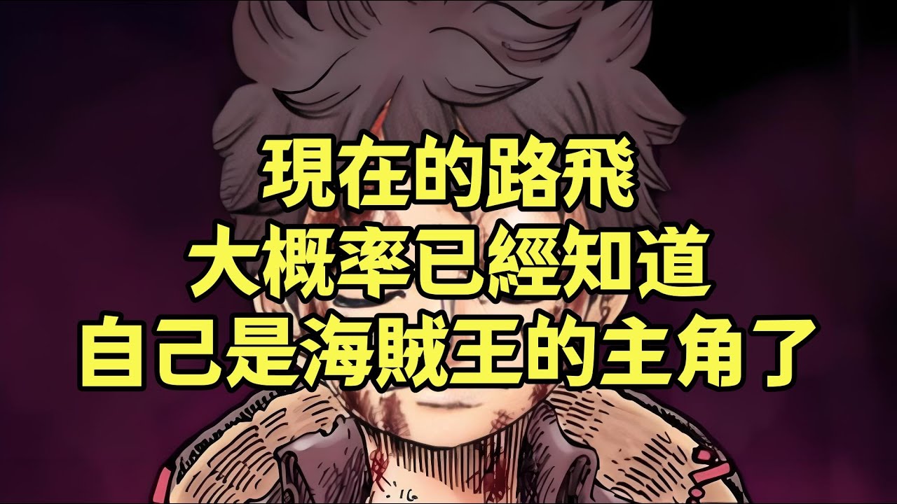 現在的路飛，大概率已經知道自己是海賊王的主角了【阿金很忙】