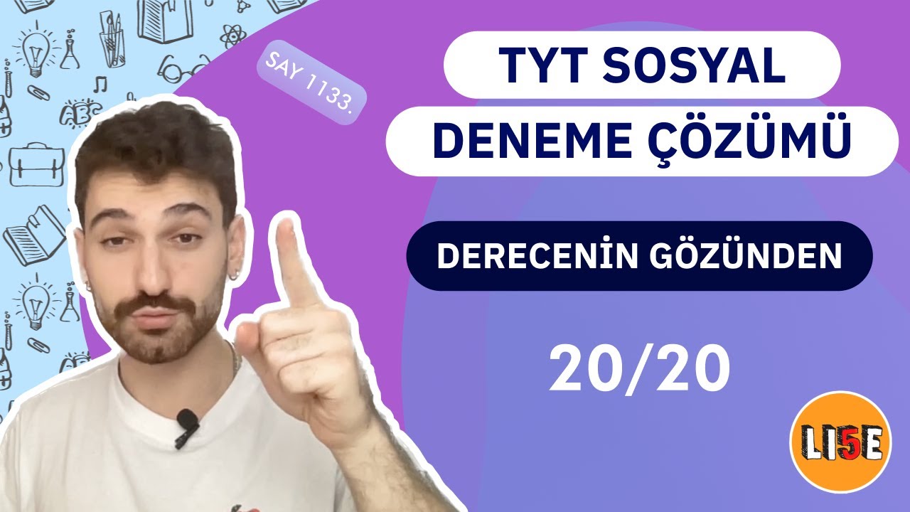 TYT SOSYAL DENEMESİ FULLEDİM ! | DERECE ÖĞRENCİSİNİN GÖZÜNDEN ÇÖZÜM | #yks2023