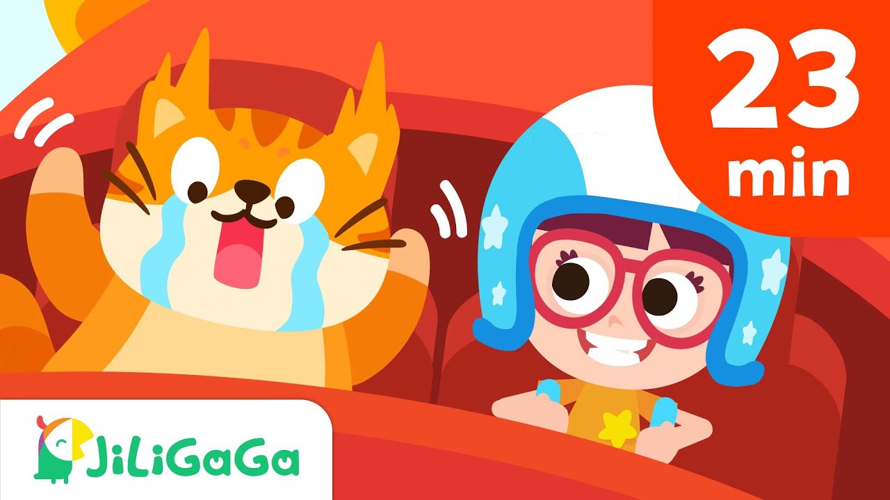 胖胖的小貓+更多 🐱🐓🎶 | 英文啟蒙 | 幼兒英文歌 | 童謠 | 兒歌連播 | 動畫｜ Nursery Rhymes | Jiligaga