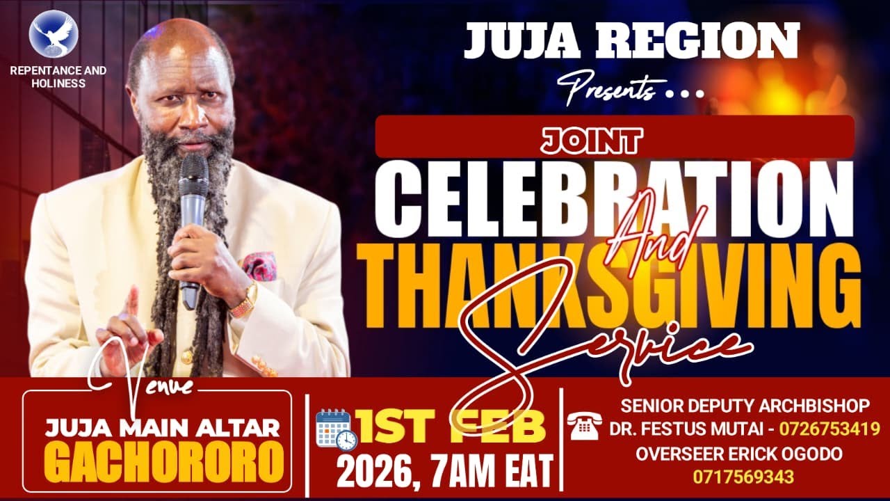 Juja Regional Sunday Celebration Service  1st February 2026