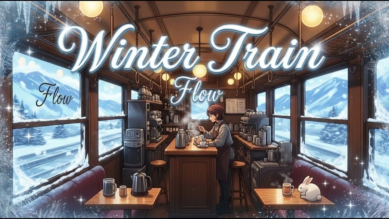 Winter Train Café ❄️🚆 | Cozy Lofi for Focus & Relax