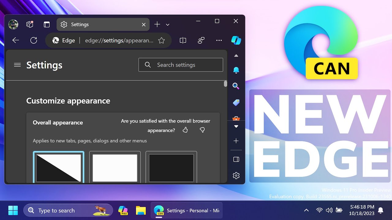 Новый интерфейс Microsoft Edge в Windows 11 (как его включить)