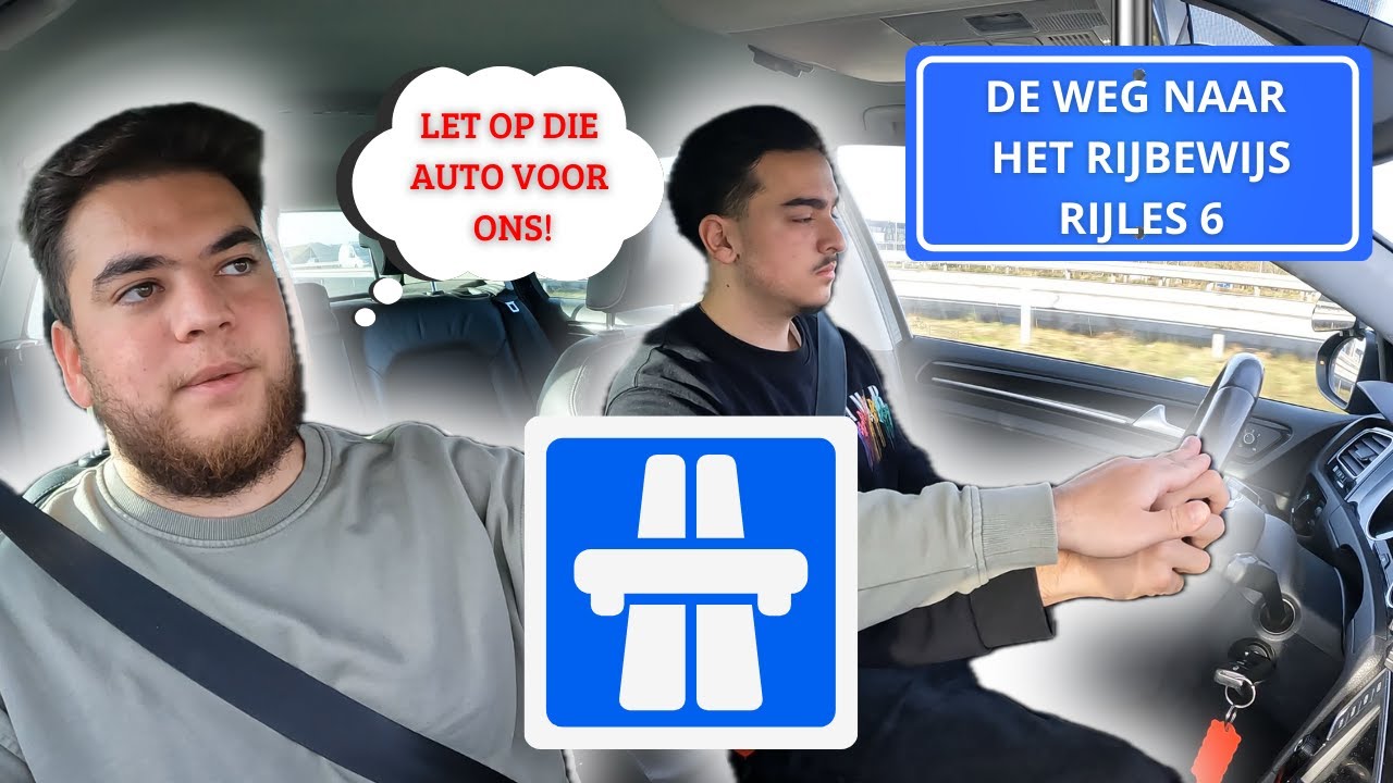 RIJLES 6 SNELWEG 🚗| Dit gaat net goed..