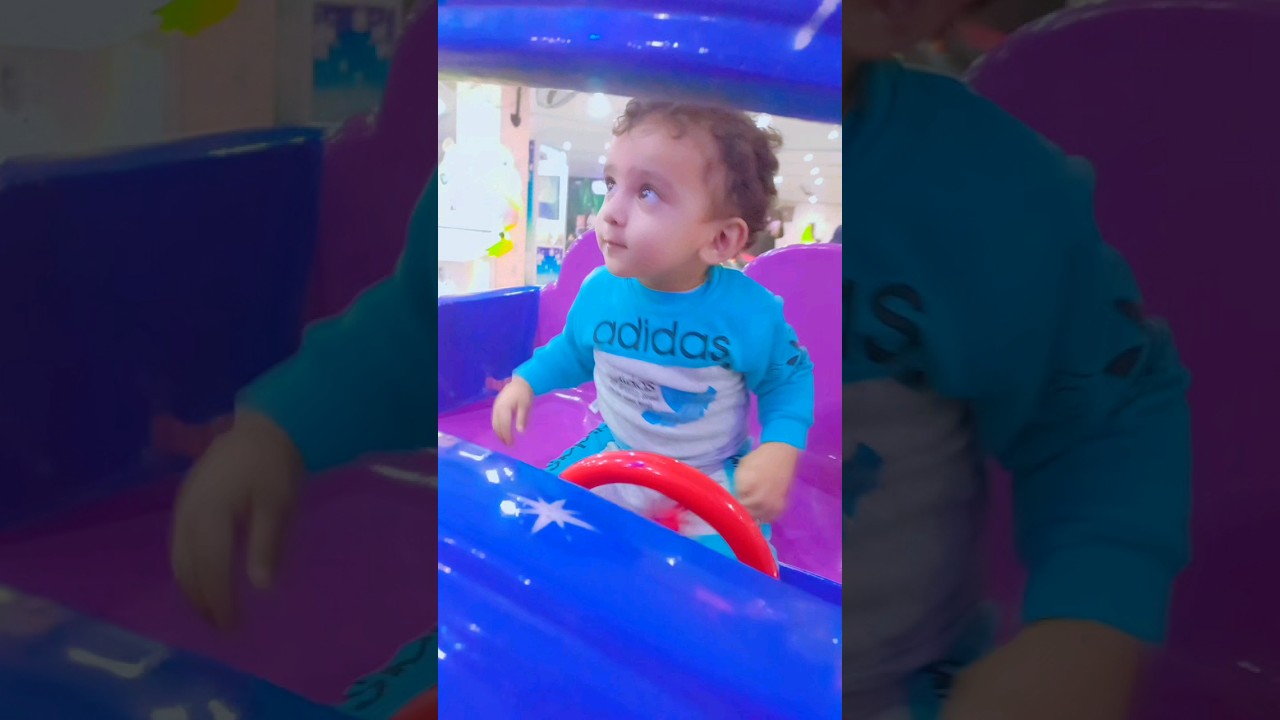 saffi ko boht maza aya #cutebaby #abc #babyriding