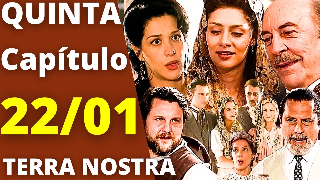TERRA NOSTRA Capítulo de hoje QUINTA 22/01 MATTEO BRIGA COM AMADEO E GUMERCINDO BATIZA O FILHO!