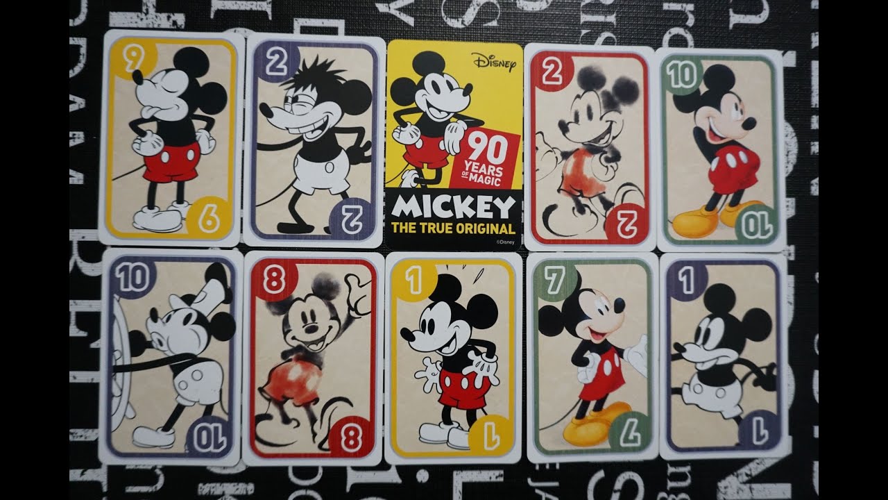 JUGANDO CON LAS CARTAS DE MICKEY 90 ANIVERSARIO(CARREFOUR)
