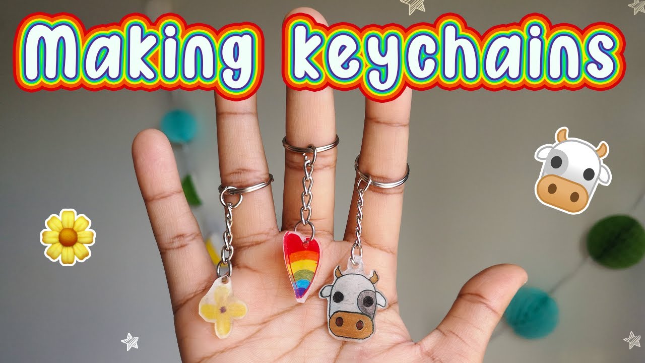 Сделайте брелок своими руками вместе со мной - термоусадочный пластик Shrinky Dinks