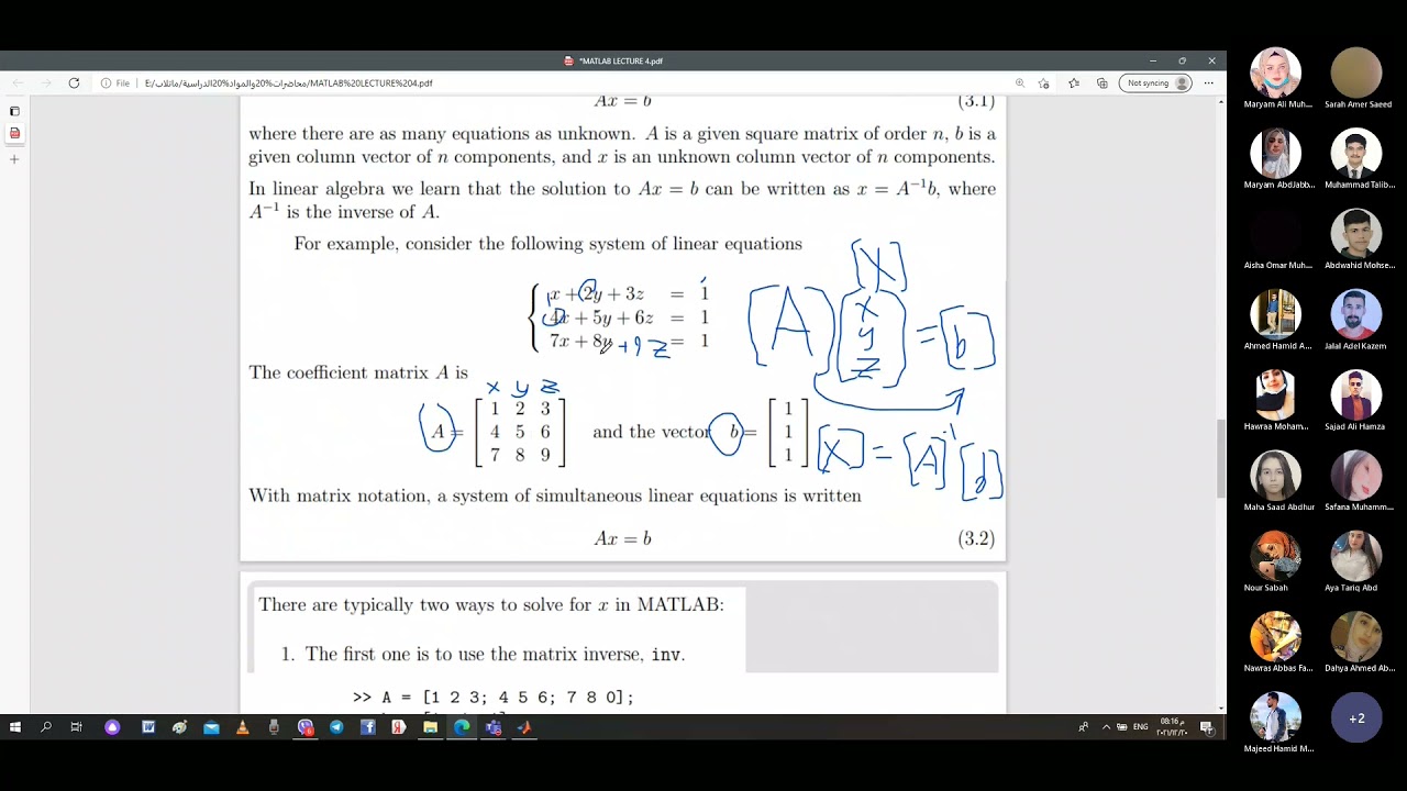تطبيقات الحاسبة م.6