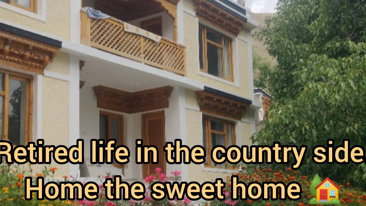 Home the sweet home in the country side.🏡 
