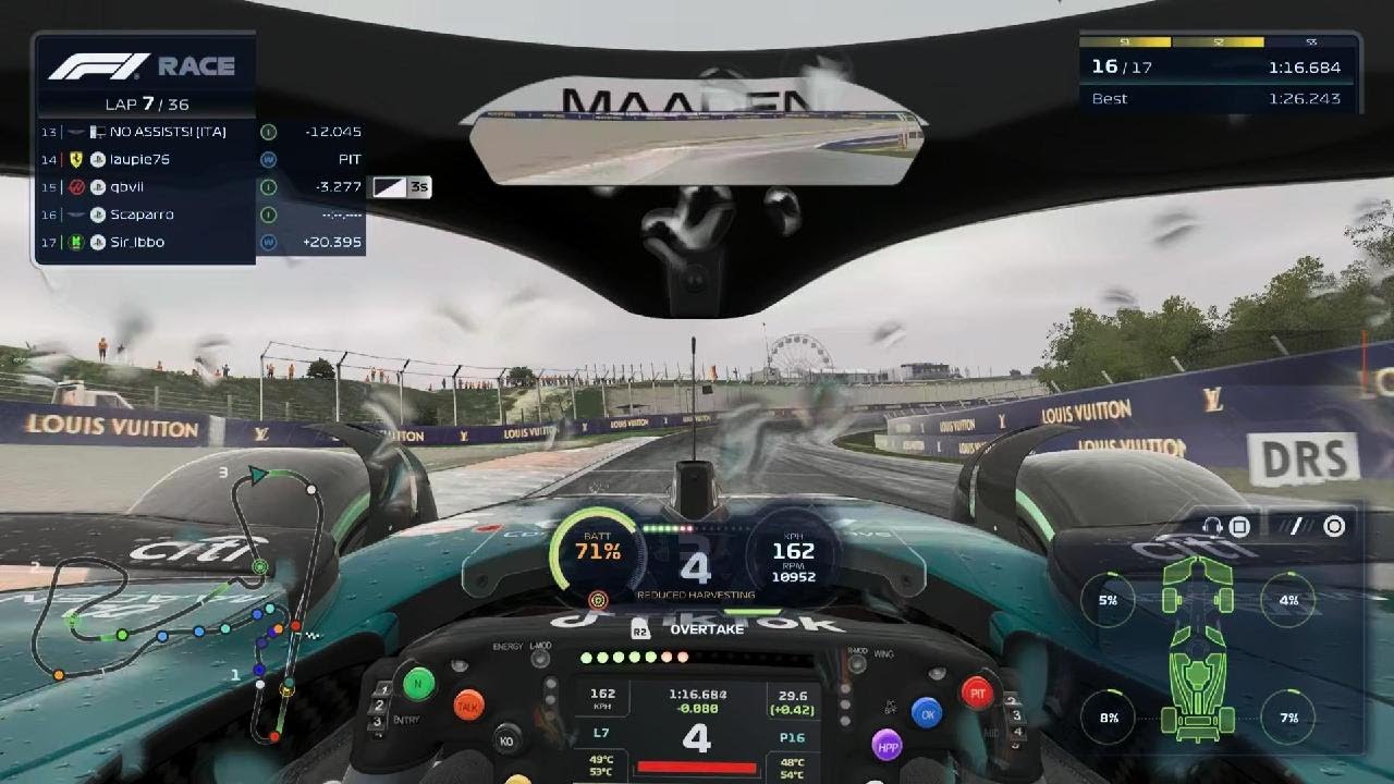 PRL Cockpit cam league Zandvoort Wet