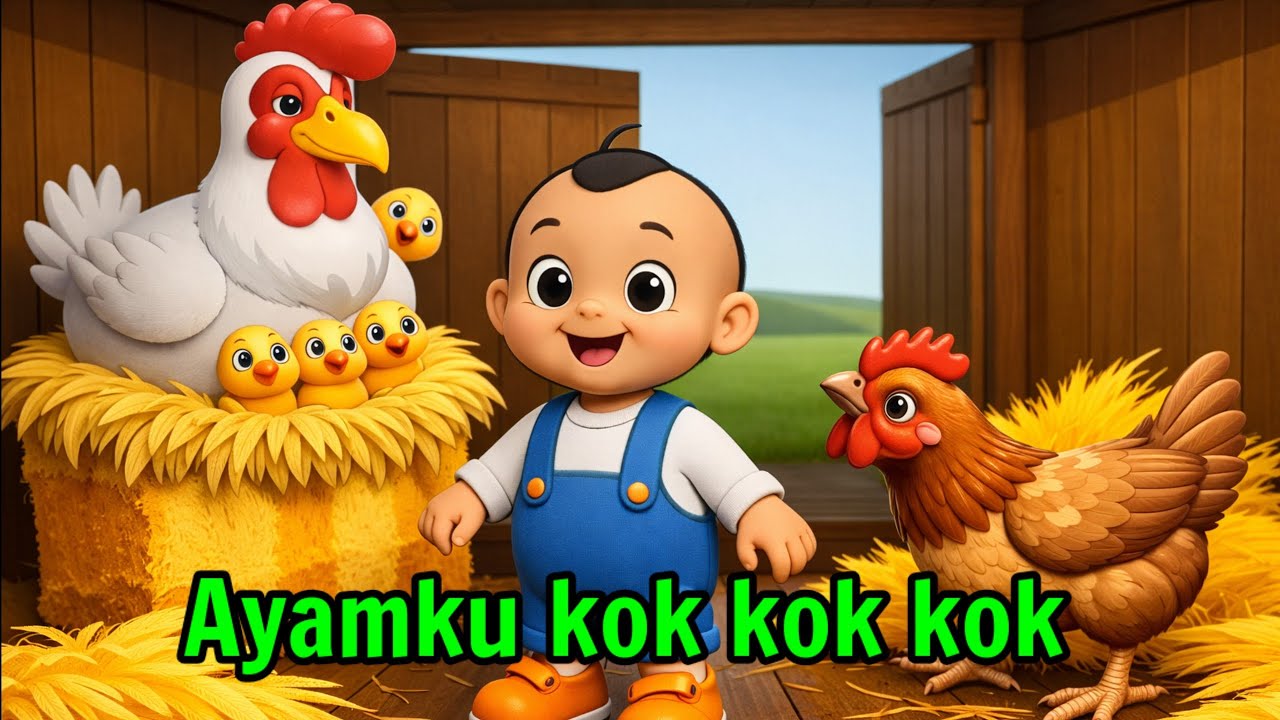 Ayamku kok kok kok || Lagu anak Indonesia populer