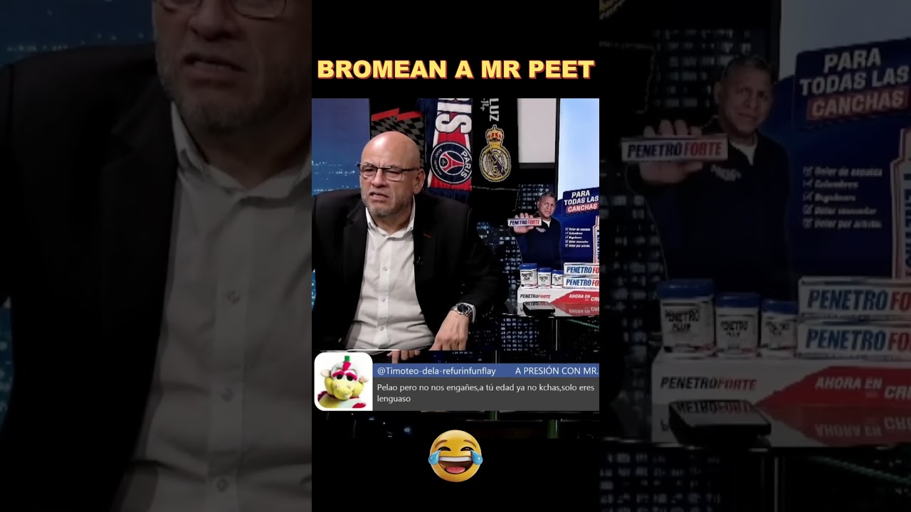 🔥Bromean a Mr.Peet🔥🤔#mrpeet #fanorecuerdos #fanomomentos #alianzalima #argentina #peru