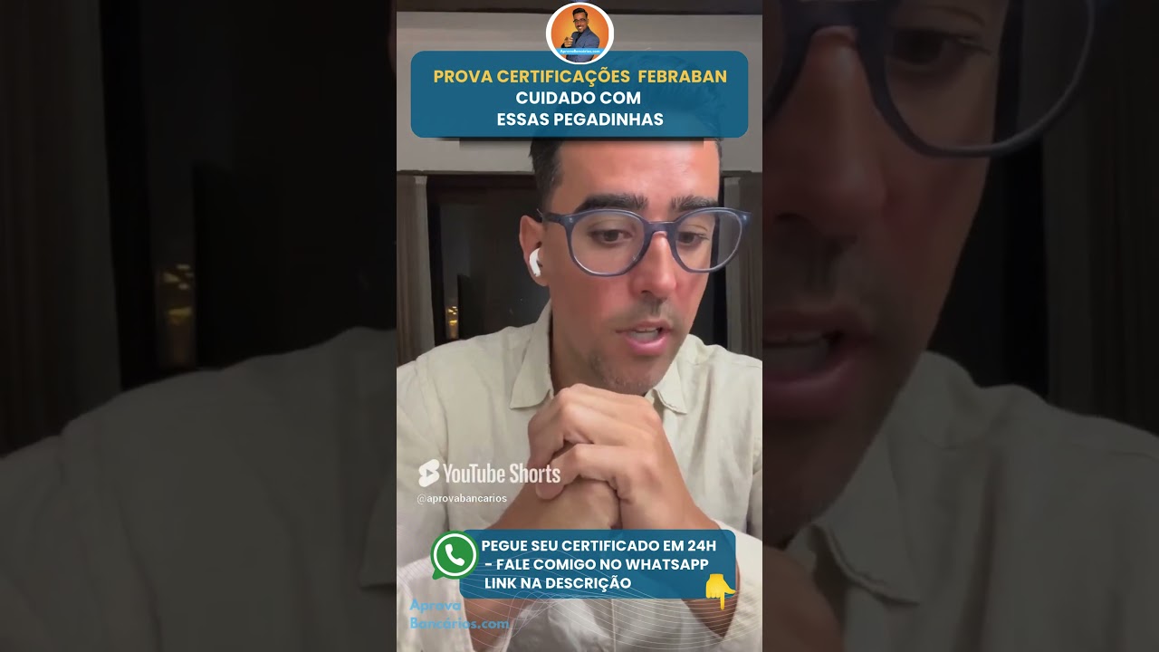 Pegadinhas PROVA FEBRABAN Correspondente Banc&aacute;rio - FBB100 FBB110 FBB 120 FBB130 FBB410