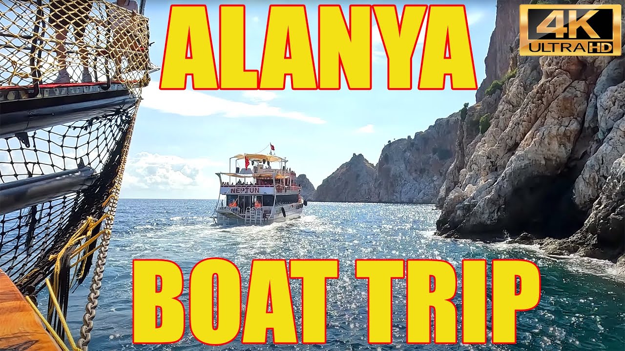ALANYA BOAT TRIP | PIRATE SHIP | TURKIYE [4K UltraHD]