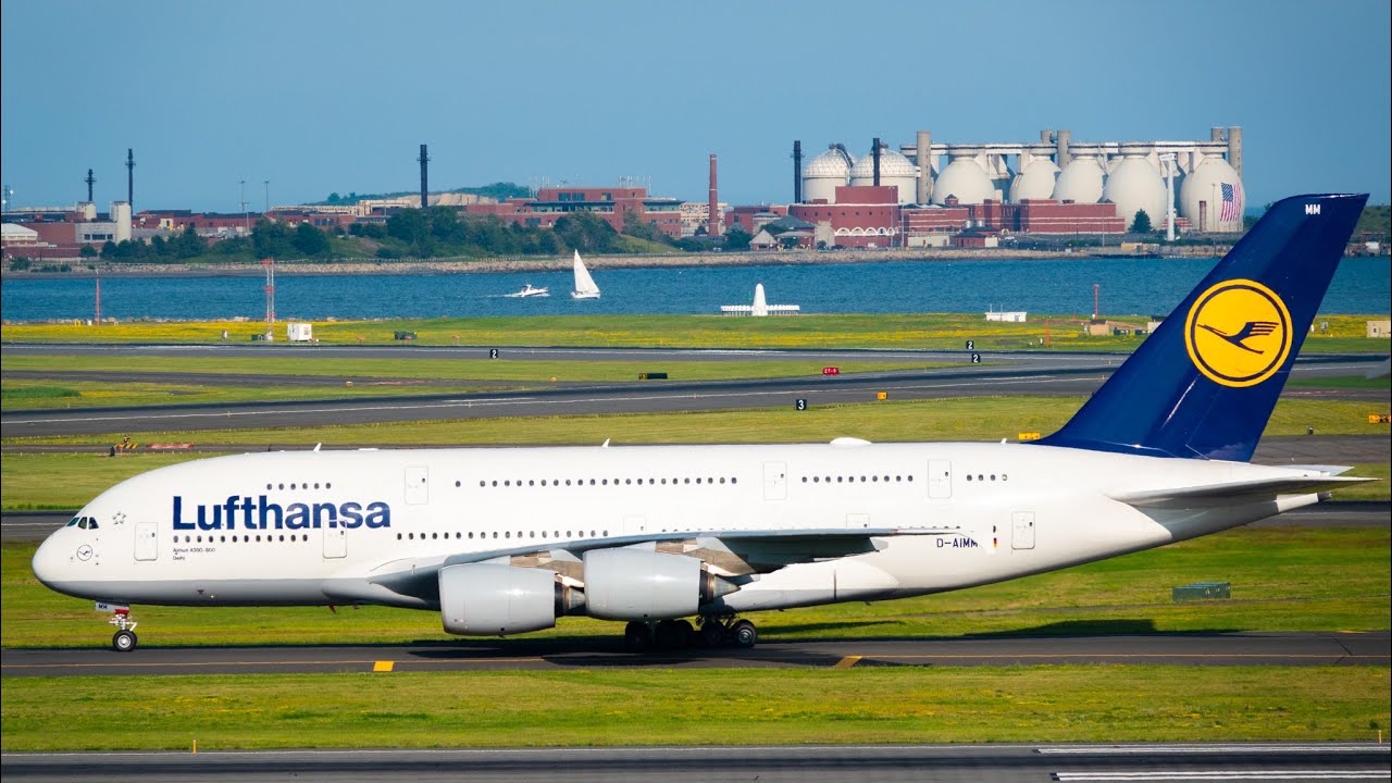 (4K) 14 MINUTES of RUSH HOUR PLANESPOTTING - Boston Logan [KBOS/BOS]