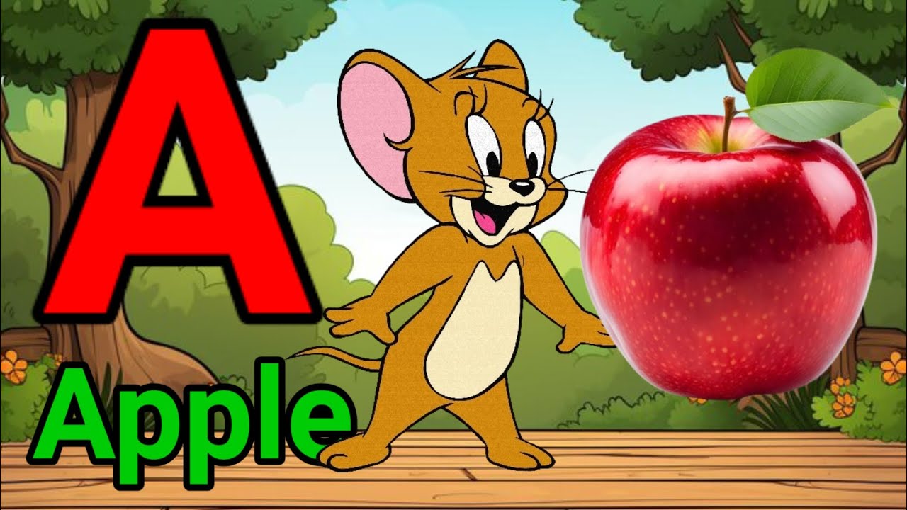 Phonics Song 2 with TWO Words in 3D - A For Airplane - ABC Alphabet Songs with Sounds for Kids 000