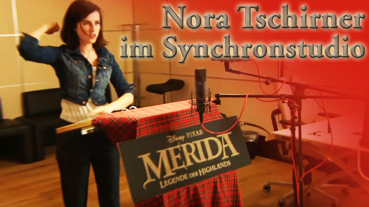 MERIDA - Nora Tschirner im Synchronstudio