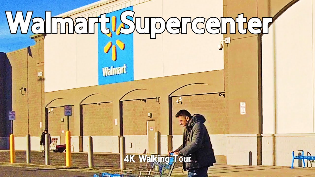 Inside the Walmart Supercenter on Tonnelle Avenue NJ | 4K Walking Tour