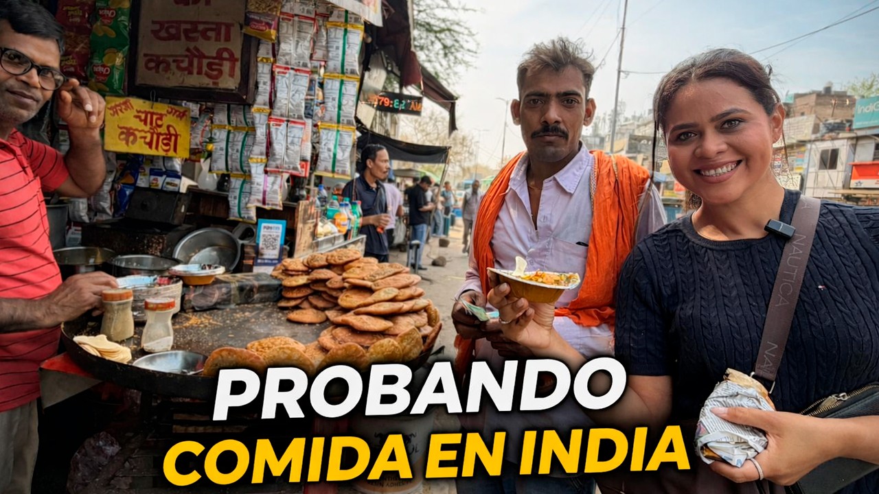 Comiendo en las calles de India 🇮🇳 (experiencia real) 😮