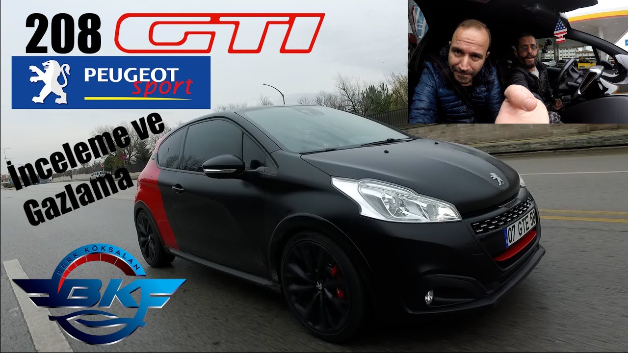 Peugeot 208 GTI/ Gazlamalı Detaylı İnceleme ve Test Sürüşü