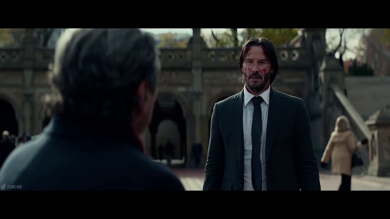 John wick 2 Ending scene - Keanu Reeves and Good Dog running